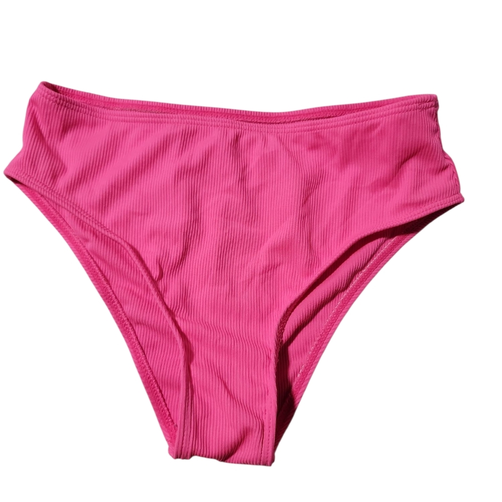 3 For $15 NWOT Girls Ribbed Swim Bottoms Pink Sz 11-12